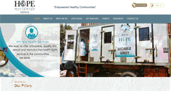 Desktop Screenshot of hopewwkenya.org